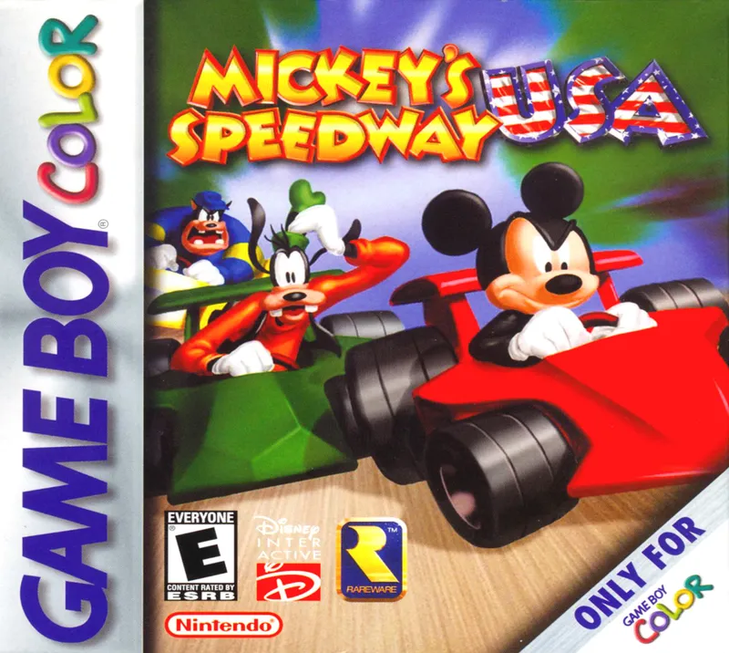 Mickey's Speedway USA box art
