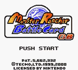Monster Rancher Battle Card GB screenshot