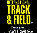 International Track & Field (Europe) (En,Fr,De,It) (SGB Enhanced) (GB Compatible) title screen