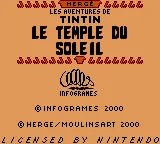 Tintin - Le Temple Du Soleil title screen