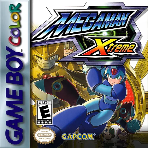 Backdrop artwork for Mega Man Xtreme (USA, Europe) (GB Compatible)