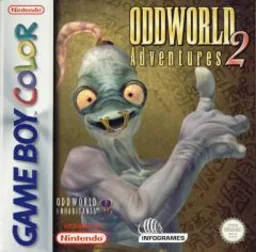Oddworld Adventures 2 (USA) (En,Fr,De,Es,It) (GB Compatible) cover art for Nintendo Game Boy Color