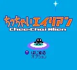 Chee-Chai Alien (Japan) (Rumble Version) title screen