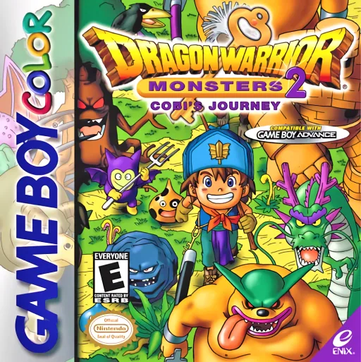 Dragon Warrior Monsters 2 - Cobi's Journey (USA) (SGB Enhanced) (GB Compatible) cover art for Nintendo Game Boy Color
