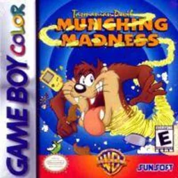 Tasmanian Devil - Munching Madness (Europe) (En,Fr,De,Es,It) (GB Compatible) cover art for Nintendo Game Boy Color