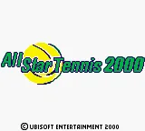 All Star Tennis 2000 (Europe) (AZTP) (GB Compatible) title screen