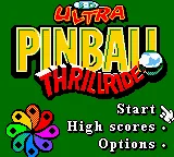 3-D Ultra Pinball - Thrillride (USA) (Rumble Version) title screen