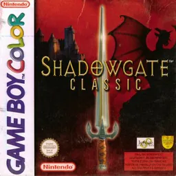 Shadowgate Classic (Europe) (En,Fr,De,Es,Sv) (Rev 1) (GB Compatible) cover art for Nintendo Game Boy Color