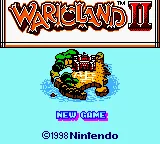 Wario Land II (USA, Europe) (SGB Enhanced) (GB Compatible) title screen