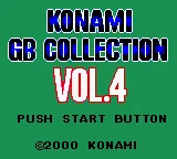 Konami GB Collection Vol.4 (Europe) (GB Compatible) title screen