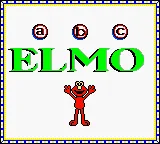 Sesame Street - Elmo's ABCs (Europe) (GB Compatible) title screen