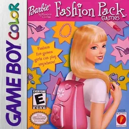 Backdrop artwork for Barbie - Fashion Pack Games (USA, Europe) (GB Compatible)
