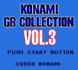 Konami GB Collection Vol.3 (Europe) (GB Compatible) title screen
