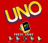 Uno (Europe) (En,Fr,De,Es,It,Nl) (GB Compatible) title screen