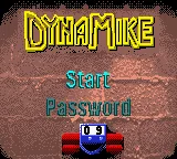 DynaMike title screen