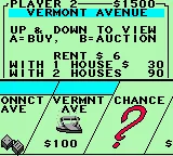 Monopoly (USA) (GB Compatible) screenshot