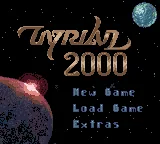 Tyrian 2000 (USA) (Proto) (GB Compatible) title screen
