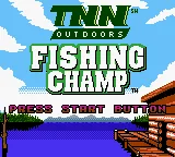 TNN Outdoors Fishing Champ (USA) (SGB Enhanced) (GB Compatible) title screen