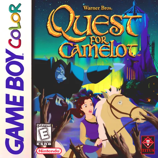 Quest for Camelot (Europe) (En,Fr,De,Es,It,Nl) (SGB Enhanced) (GB Compatible) cover art for Nintendo Game Boy Color