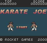 Karate Joe title screen