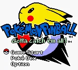 Pokemon Pinball (Europe) (En,Fr,De,Es,It) (Rumble Version) (SGB Enhanced) (GB Compatible) title screen