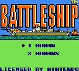 Battleship (USA, Europe) (GB Compatible) title screen