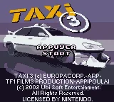 Taxi 3 title screen