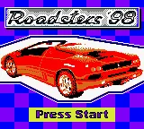 Roadsters '98 (USA) (Proto) (SGB Enhanced) (GB Compatible) title screen