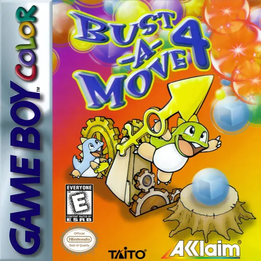 Backdrop artwork for Bust-A-Move 4 (USA, Europe) (GB Compatible)