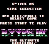 R-Type DX (USA, Europe) (GB Compatible) title screen