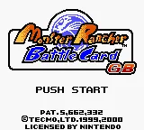 Monster Rancher Battle Card GB (USA) (SGB Enhanced) (GB Compatible) title screen
