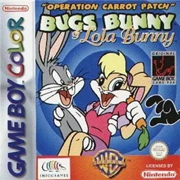 Bugs Bunny & Lola Bunny - Operation Carrot Patch (Europe) (En,Fr,De,Es,It,Nl) (GB Compatible) cover art for Nintendo Game Boy Color