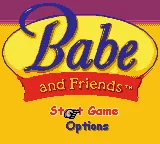 Babe and Friends (Europe) (En,Fr,De,Es,It) (GB Compatible) title screen