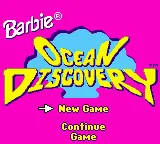 Barbie - Ocean Discovery (United Kingdom) (GB Compatible) title screen