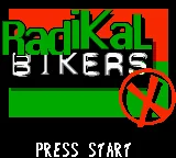 Radikal Bikers title screen