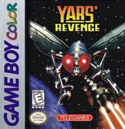 Backdrop artwork for Yars' Revenge (USA, Europe) (GB Compatible)