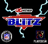 NFL Blitz (USA, Europe) (Rev 1) (GB Compatible) title screen