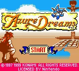 Azure Dreams (Europe) (En,Fr,De) (SGB Enhanced) (GB Compatible) title screen