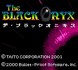 The Black Onyx title screen