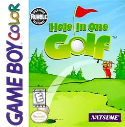 Hole in One Golf (USA) (Rumble Version) (SGB Enhanced) (GB Compatible) cover art for Nintendo Game Boy Color