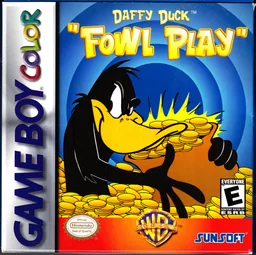 Backdrop artwork for Daffy Duck - Fowl Play (USA, Europe) (GB Compatible)