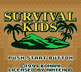 Stranded Kids (Europe) (En,Fr,De) (SGB Enhanced) (GB Compatible) title screen