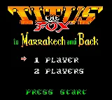 Titus the Fox (Europe) (GB Compatible) title screen