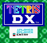 Tetris DX (World) (SGB Enhanced) (GB Compatible) title screen