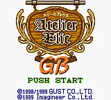 Elie no Atelier GB (Japan) (SGB Enhanced) (GB Compatible) title screen