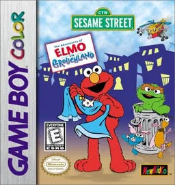 Sesame Street - The Adventures of Elmo in Grouchland (Europe) (GB Compatible) cover art for Nintendo Game Boy Color