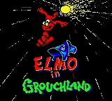 Sesame Street - The Adventures of Elmo in Grouchland (Europe) (GB Compatible) title screen