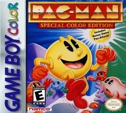 Pac-Man - Special Colour Edition (Europe) (SGB Enhanced) (GB Compatible) cover art for Nintendo Game Boy Color