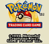 Pokemon Trading Card Game (Europe) (En,Fr,De) (Rev 1) (SGB Enhanced) (GB Compatible) title screen