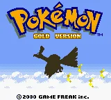 Pokemon - Gold Version (USA, Europe) (SGB Enhanced) (GB Compatible) title screen